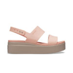 Crocs Women's Brooklyn Low Wedge-PINK