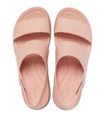 Crocs Women's Brooklyn Low Wedge-PINK - Image 5