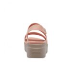 Crocs Women's Brooklyn Low Wedge-PINK - Image 2