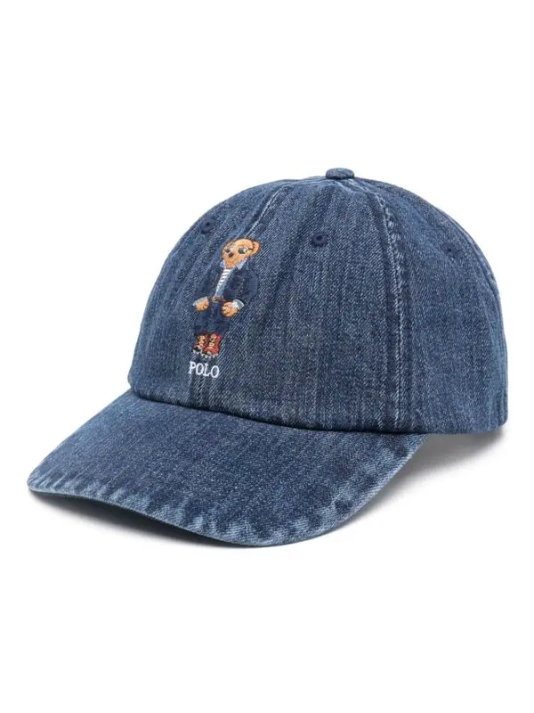 30661712~blue_0 Polo Ralph Lauren polo bear baseball cap - Image 1