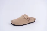 Everkix CALIDA-ANTE Suede Clog  Comfort Slip-On UNISEX – Beige - Image 3