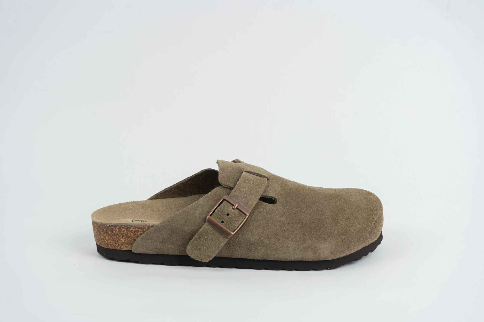 DSC04271 Everkix CALIDA-ANTE Suede Clog Comfort Slip-On UNISEX – GRAY - Image 1