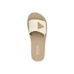 Guess Women’s Parties Flat Sandal-BEG