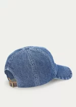 POLO RALPH LAUREN POLO BEAR Denim BASEBALL Chino BALL Cap - Image 2