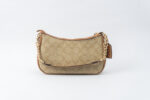 COACH Teri Mini Crossbody Bag In Signature Canvas - Taupe - Image 5