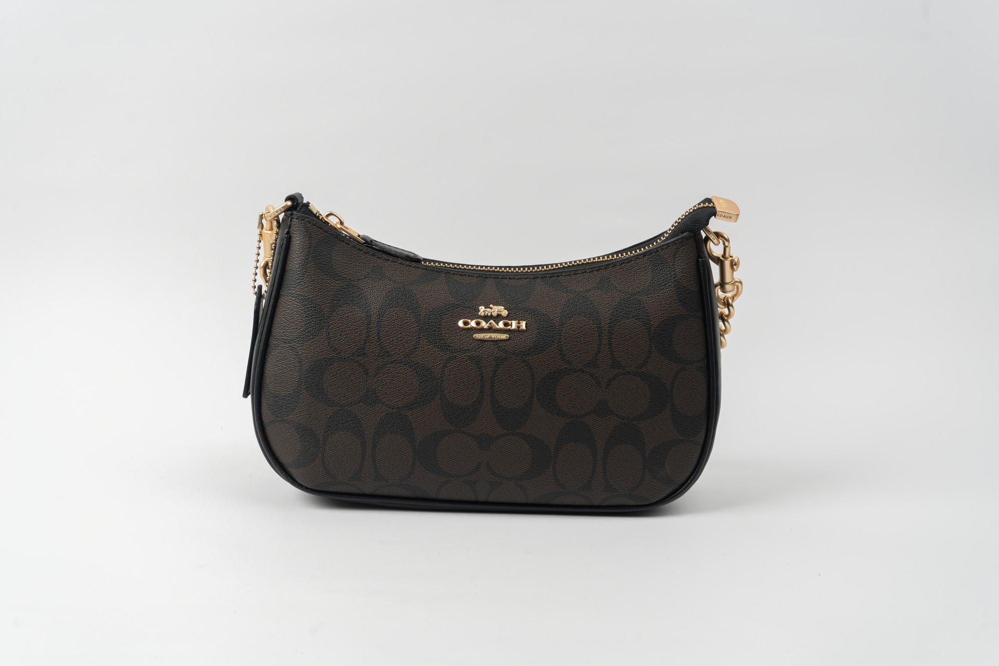 DSC06193 Teri Mini Crossbody Bag In Signature Canvas - Black - Image 1