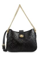 Versace Jeans Couture Logo Leather Crossbody Bag
