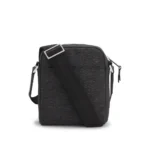 ⁦Boss Messenger Bag with Leather Trims - Dark Grey⁩ - الصورة ⁦3⁩