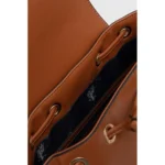 ⁦U.S. Polo Assn. Structured Backpack - Cognac⁩ - الصورة ⁦4⁩