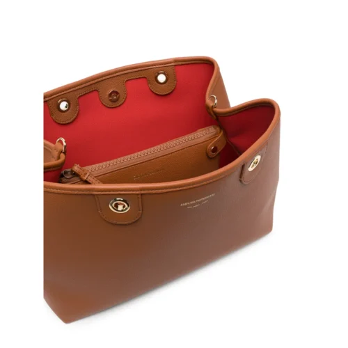 Emporio Armani Medium Grain-leather Tote Bag - Havan