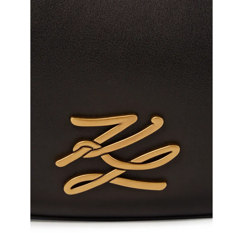 001_20260025 K/Autograph moon shoulder bag - black - Image 1