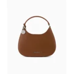 Asv Micro-Grain Recycled Leather Hobo Bag - Camel