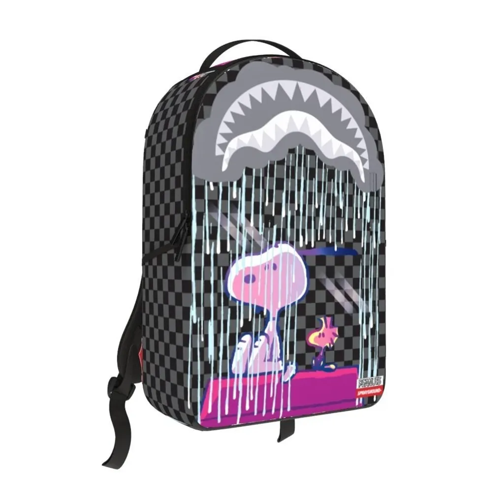 001_20260070 Sprayground X Peanuts Snoopy Weather Backpack | Black - Image 1