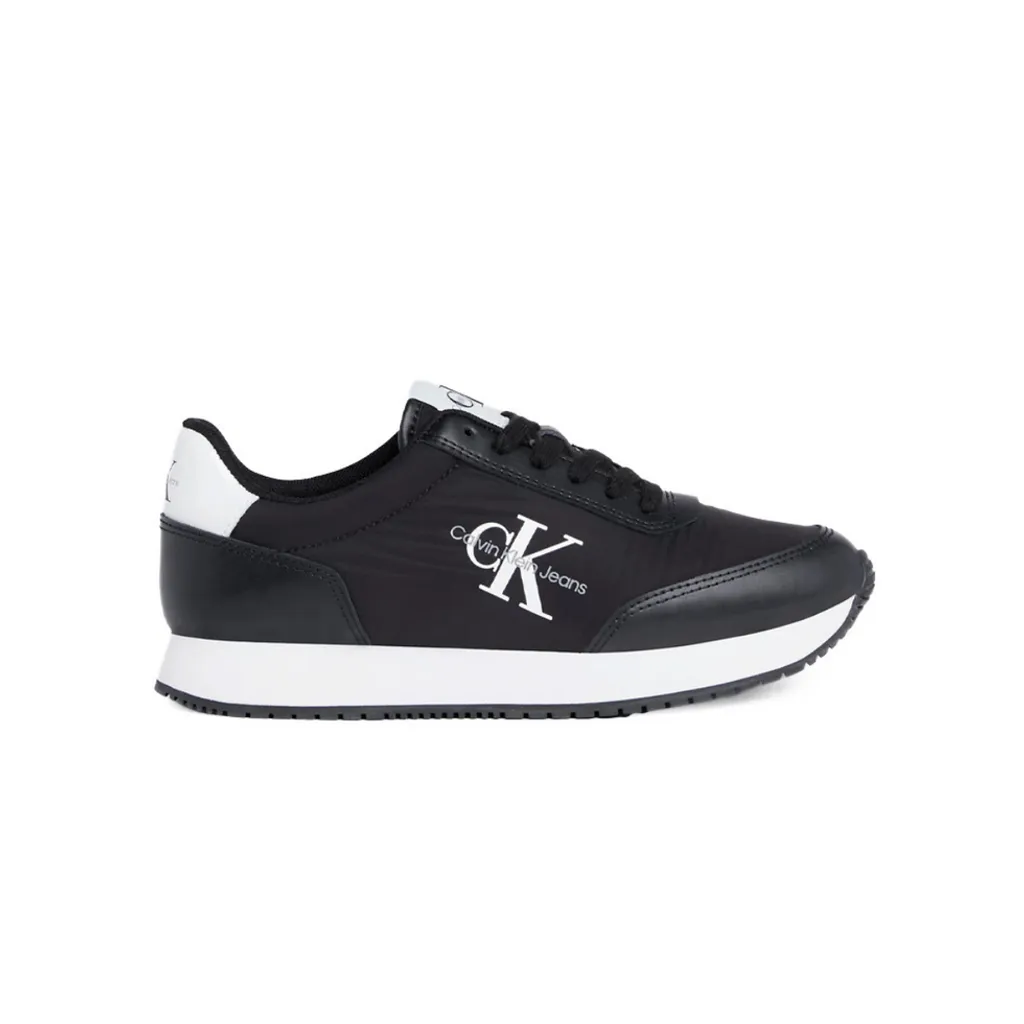 001_20260084 Calvin Klein Jeans Retro Runner Low Lace NY - Black - Image 1