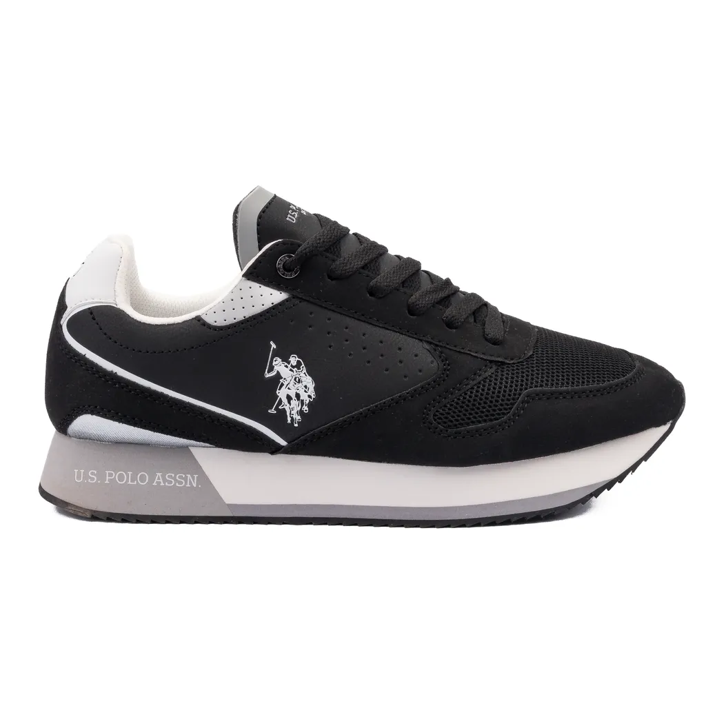 001_20260099 U.S Polo Assn. Nobil Trainers – Black - Image 1