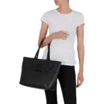 ⁦Susy Shopper Tote Bag in Nero⁩ - الصورة ⁦2⁩