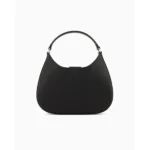 ⁦Asv Micro-Grain Recycled Leather Hobo Bag - Black⁩ - الصورة ⁦3⁩