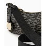 ⁦Emporio Armani Bag With All-Over Monogram Print⁩ - الصورة ⁦4⁩