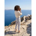 Cream Woven Ballet Flats