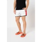 Karl Lagerfild Swimshorts - White / Red