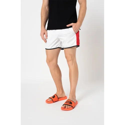 Karl Lagerfild Swimshorts - White / Red