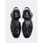 ⁦Noir Woven Fisherman Sandals⁩ - الصورة ⁦2⁩