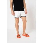 Karl Lagerfild Swimshorts - White / Red - Image 2