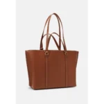 Pinko Women's Carrie Shopper Big Bottled Leather Bag, 37 - Brown - Image 3