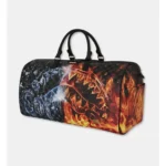 ⁦Fire & Ice Shark Duffle Bag⁩ - الصورة ⁦3⁩
