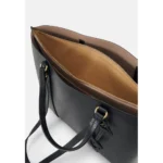 Pinko Women's Carrie Shopper Big Bottled Leather Bag, 37 - Black - Image 4