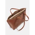 Pinko Women's Carrie Shopper Big Bottled Leather Bag, 37 - Brown - Image 4