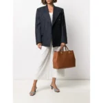 Emporio Armani Medium Grain-leather Tote Bag - Havan